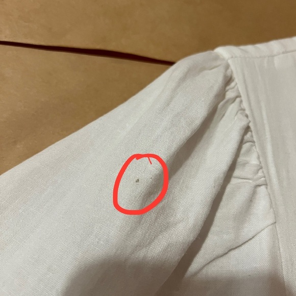 Anthropologie The Somerset Linen Maxi Dress Tiered Smocked Popover White Size XL - Picture 7 of 14